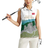 Custom Italy Abruzzo Women Sleeveless Polo Shirt Gran Sasso d'Italia - Wonder Print Shop