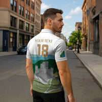 Custom Italy Abruzzo Zipper Polo Shirt Gran Sasso d'Italia - Wonder Print Shop