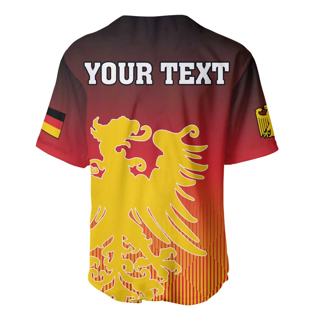 Personalized Germany Baseball Jersey With Coat Of Arms - Wonder Print Shop