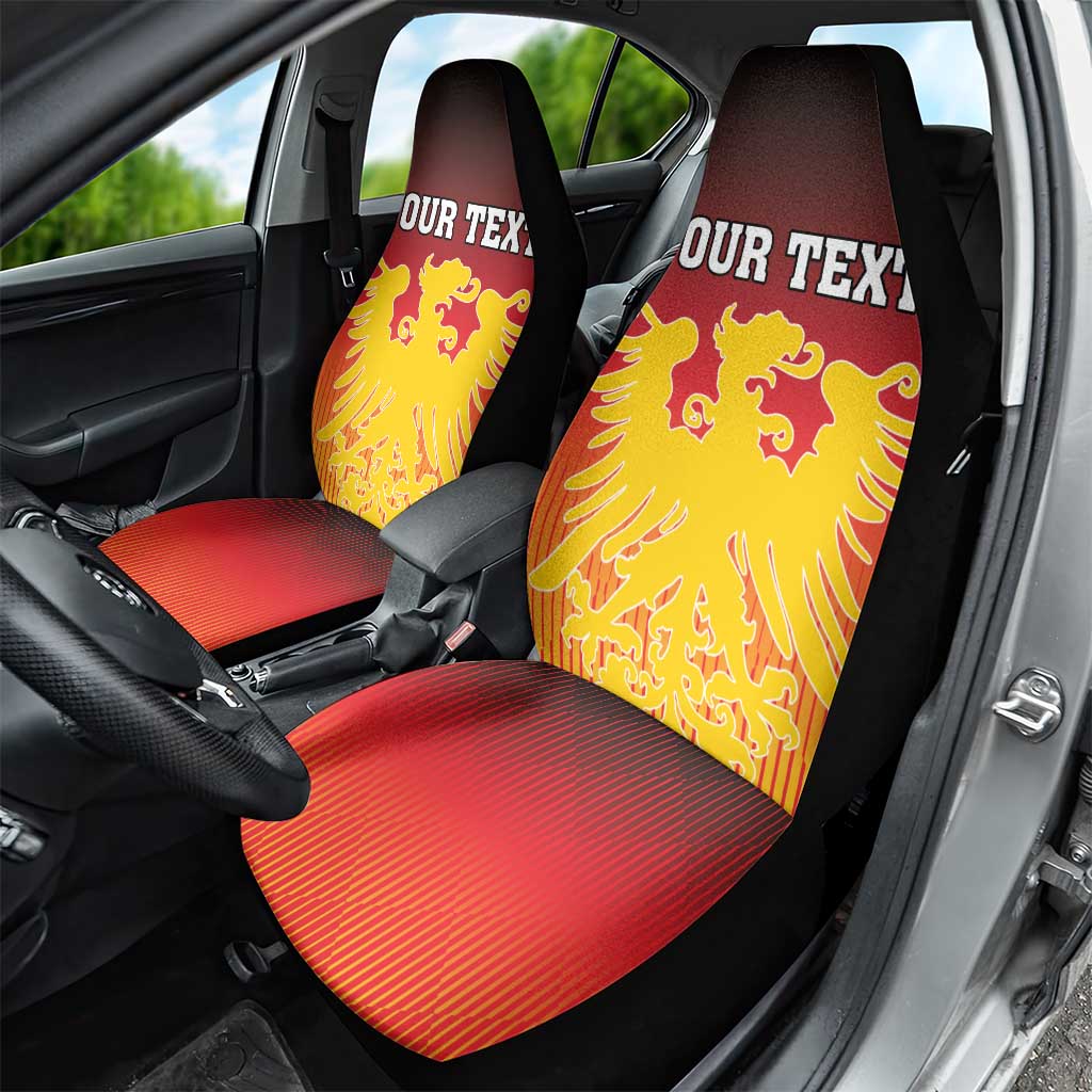 Personalized Germany Car Seat Cover With Coat Of Arms - Wonder Print Shop