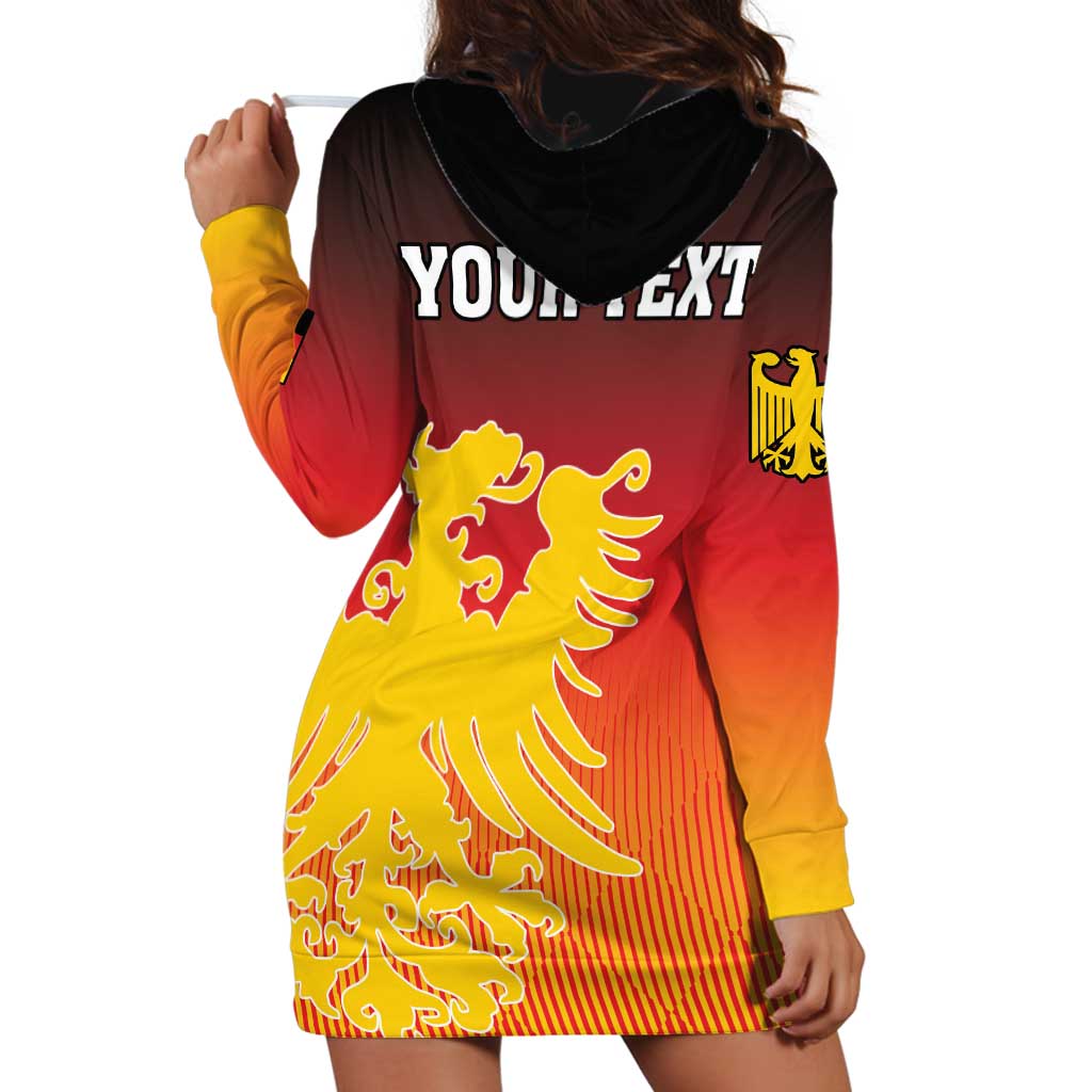 Personalized Germany Hoodie Dress With Coat Of Arms - Wonder Print Shop