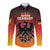 Personalized Germany Long Sleeve Button Shirt With Coat Of Arms - Wonder Print Shop