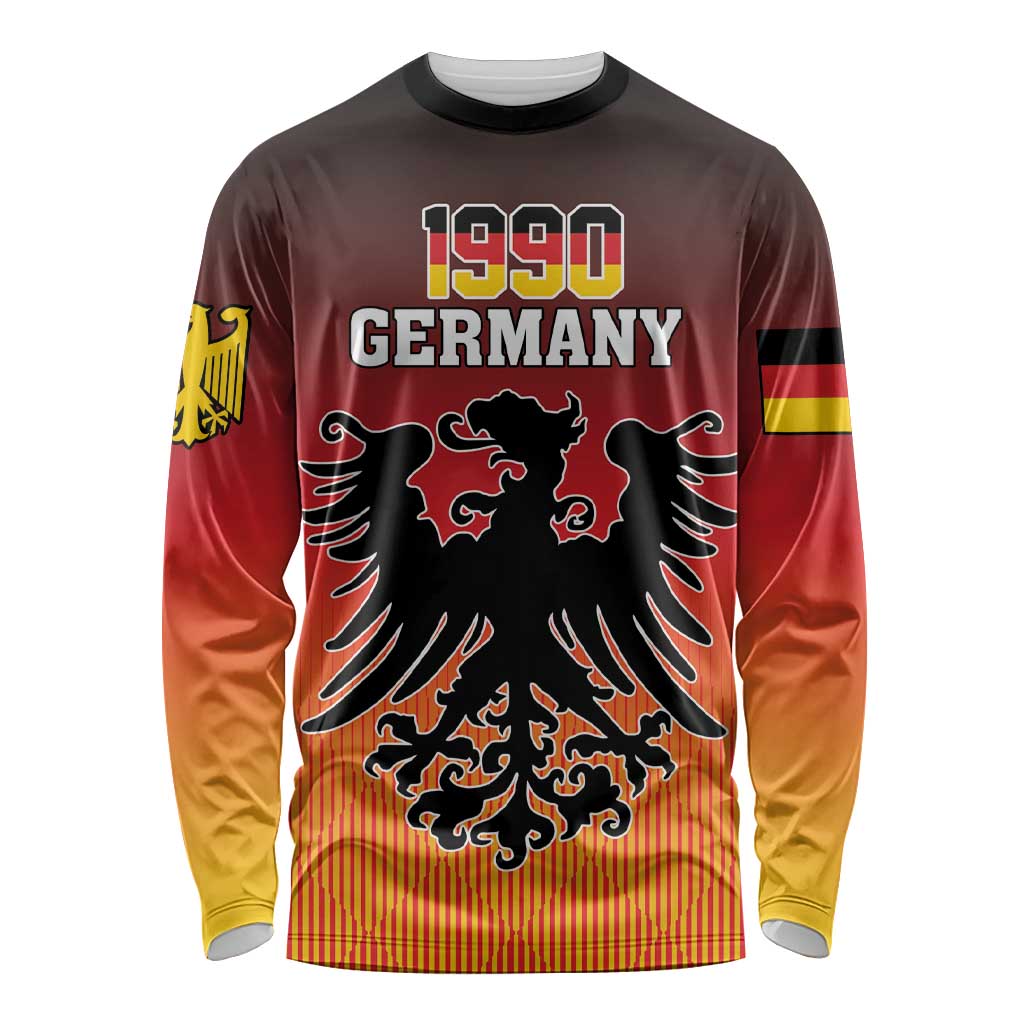 Personalized Germany Long Sleeve Shirt With Coat Of Arms - Wonder Print Shop