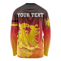 Personalized Germany Long Sleeve Shirt With Coat Of Arms - Wonder Print Shop