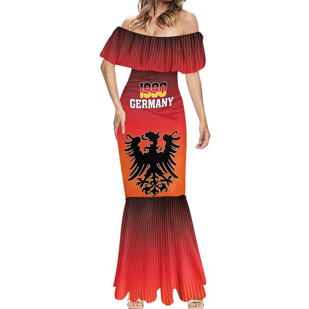 Personalized Germany Mermaid Dress With Coat Of Arms - Wonder Print Shop