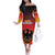 Personalized Germany Off The Shoulder Long Sleeve Dress With Coat Of Arms - Wonder Print Shop