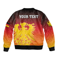 Personalized Germany Sleeve Zip Bomber Jacket With Coat Of Arms - Wonder Print Shop