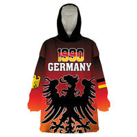 Personalized Germany Wearable Blanket Hoodie With Coat Of Arms - Wonder Print Shop