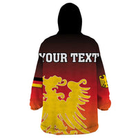 Personalized Germany Wearable Blanket Hoodie With Coat Of Arms - Wonder Print Shop