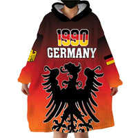 Personalized Germany Wearable Blanket Hoodie With Coat Of Arms - Wonder Print Shop