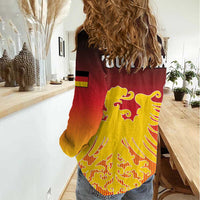 Personalized Germany Women Casual Shirt With Coat Of Arms - Wonder Print Shop