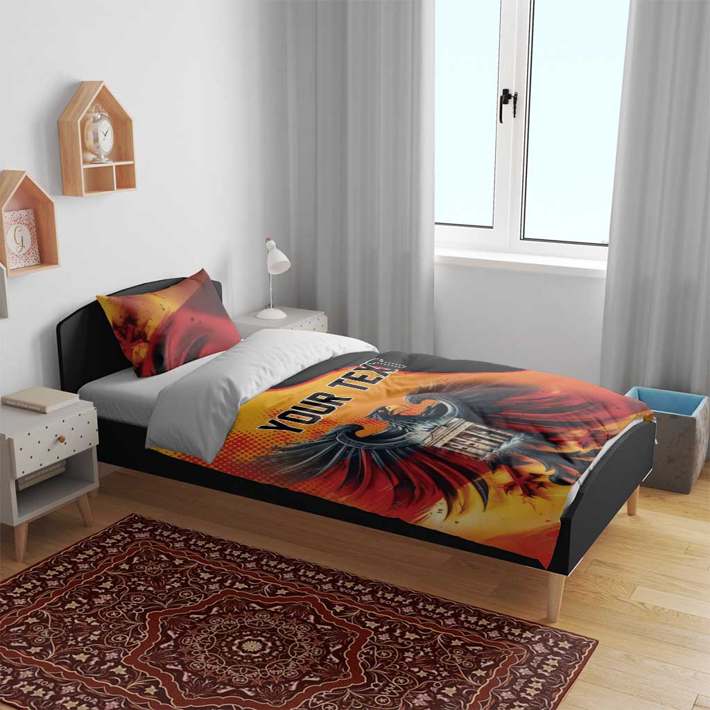Personalized Germany Unity Day Bedding Set The Eagle With Berlin Wall - Wonder Print Shop