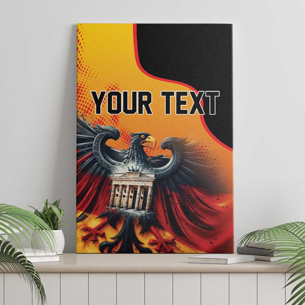 Personalized Germany Unity Day Canvas Wall Art The Eagle With Berlin Wall - Wonder Print Shop
