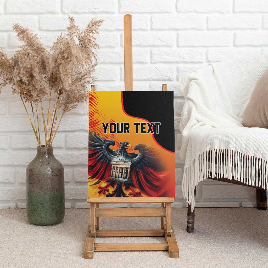 Personalized Germany Unity Day Canvas Wall Art The Eagle With Berlin Wall - Wonder Print Shop