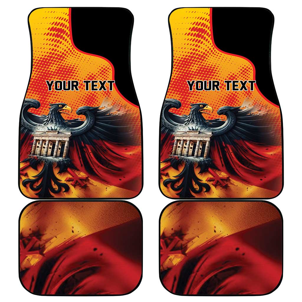 Personalized Germany Unity Day Car Mats The Eagle With Berlin Wall - Wonder Print Shop
