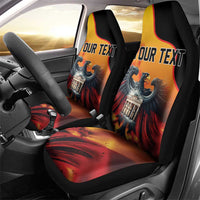 Personalized Germany Unity Day Car Seat Cover The Eagle With Berlin Wall - Wonder Print Shop