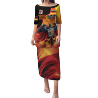 Personalized Germany Unity Day Family Matching Puletasi and Hawaiian Shirt The Eagle With Berlin Wall - Wonder Print Shop