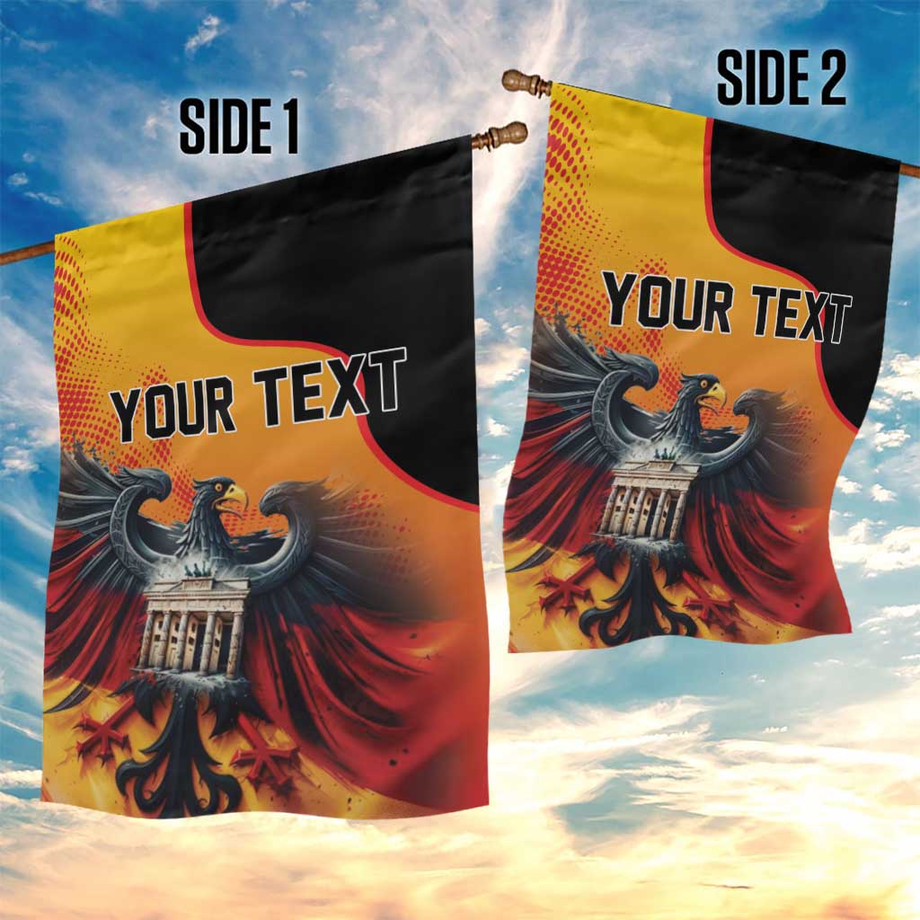 Personalized Germany Unity Day Garden Flag The Eagle With Berlin Wall - Wonder Print Shop