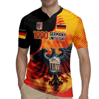 Personalized Germany Unity Day Rugby Jersey The Eagle With Berlin Wall - Wonder Print Shop