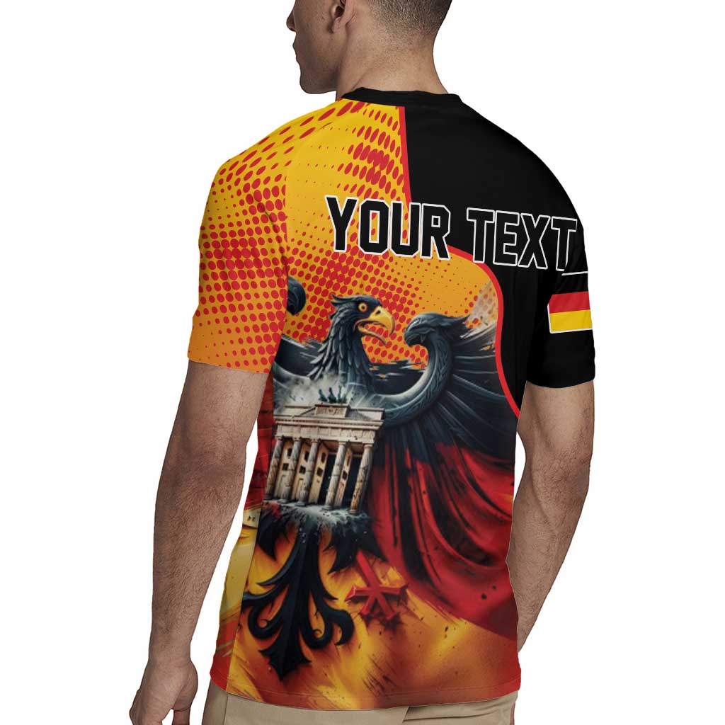 Personalized Germany Unity Day Rugby Jersey The Eagle With Berlin Wall - Wonder Print Shop