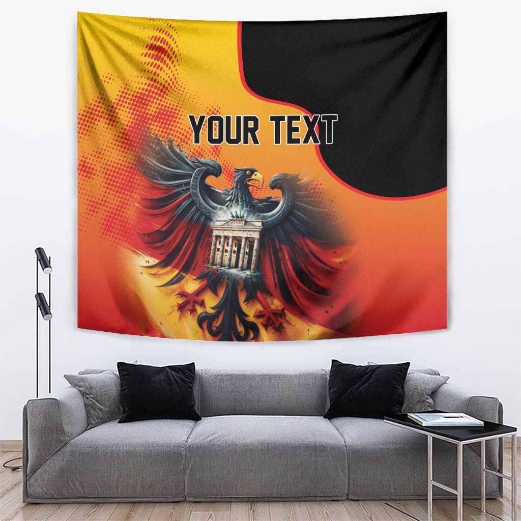 Personalized Germany Unity Day Tapestry The Eagle With Berlin Wall - Wonder Print Shop