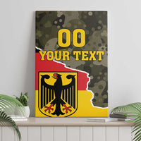 Custom Germany 1990 Canvas Wall Art Coat Of Arms With Camo Patterns - Wonder Print Shop