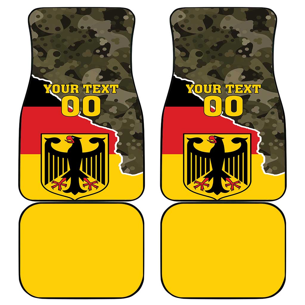 Custom Germany 1990 Car Mats Coat Of Arms With Camo Patterns - Wonder Print Shop