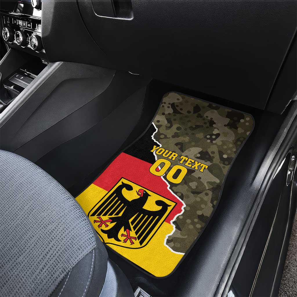 Custom Germany 1990 Car Mats Coat Of Arms With Camo Patterns - Wonder Print Shop