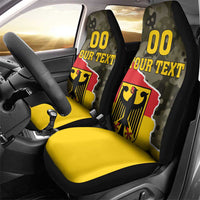 Custom Germany 1990 Car Seat Cover Coat Of Arms With Camo Patterns - Wonder Print Shop