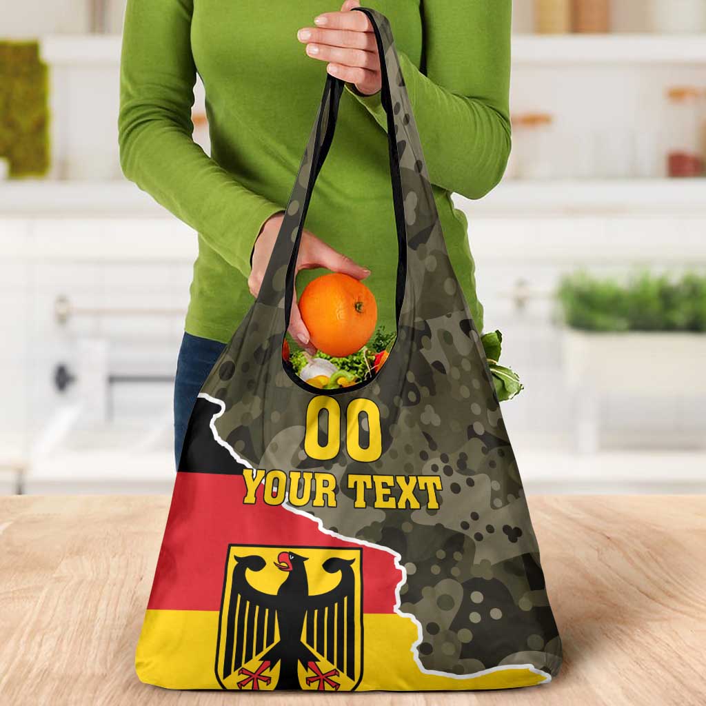 Custom Germany 1990 Grocery Bag Coat Of Arms With Camo Patterns