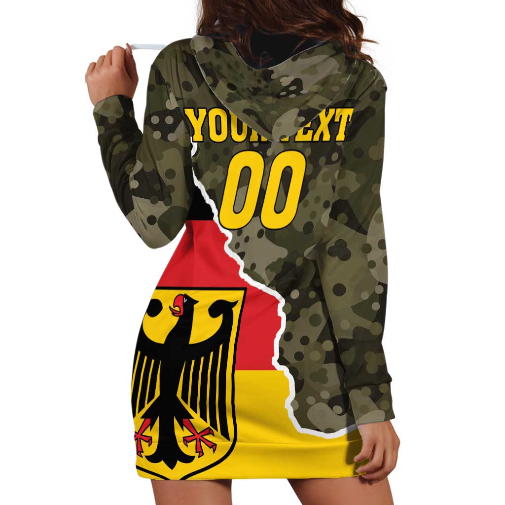 Custom Germany 1990 Hoodie Dress Coat Of Arms With Camo Patterns - Wonder Print Shop