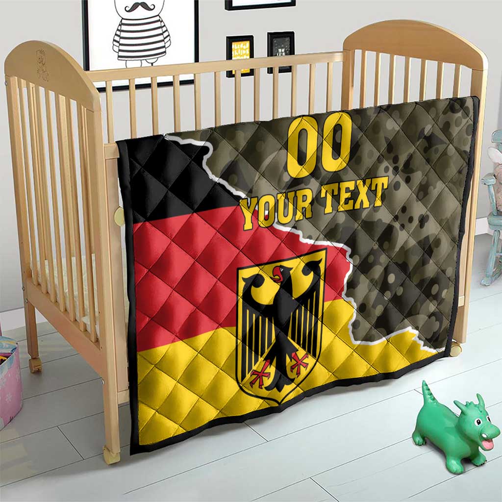 Custom Germany 1990 Quilt Coat Of Arms With Camo Patterns - Wonder Print Shop