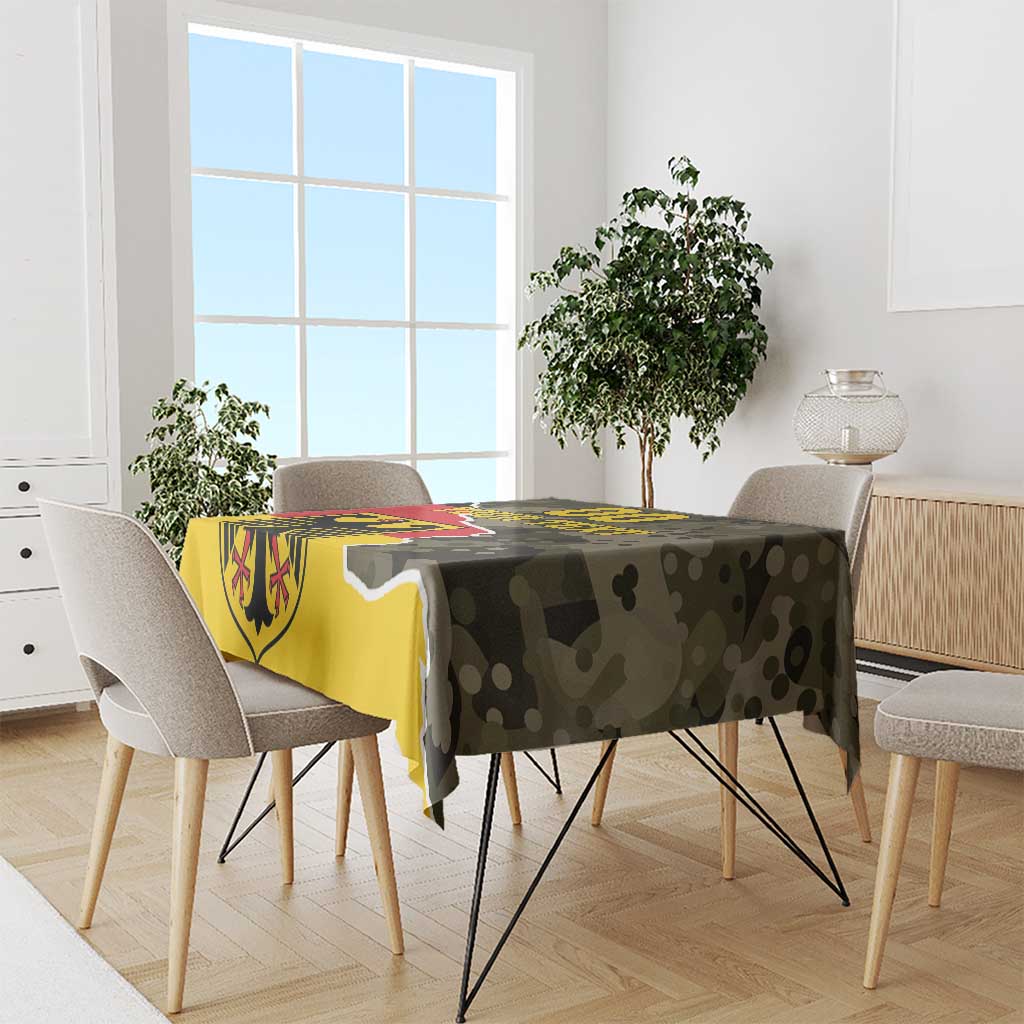 Custom Germany 1990 Tablecloth Coat Of Arms With Camo Patterns - Wonder Print Shop