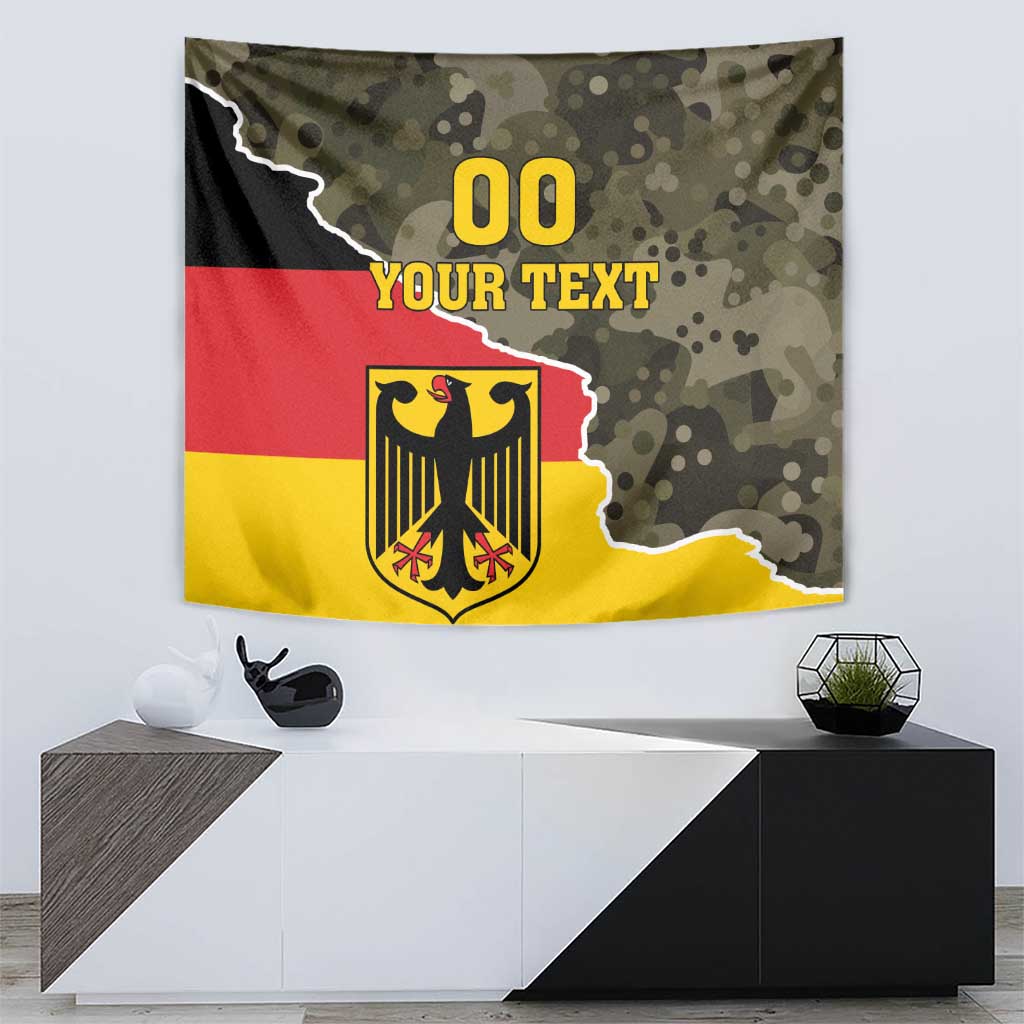 Custom Germany 1990 Tapestry Coat Of Arms With Camo Patterns - Wonder Print Shop