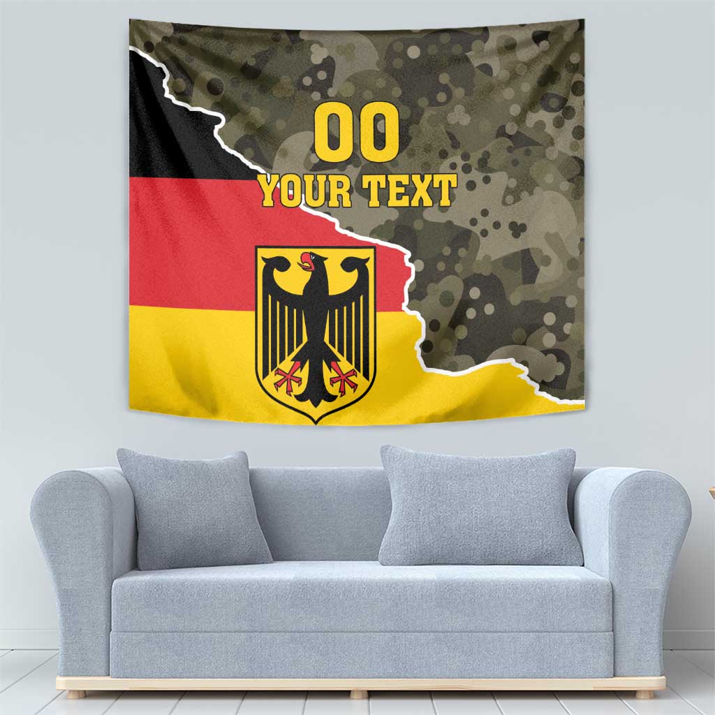 Custom Germany 1990 Tapestry Coat Of Arms With Camo Patterns - Wonder Print Shop