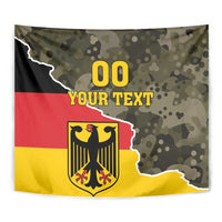 Custom Germany 1990 Tapestry Coat Of Arms With Camo Patterns - Wonder Print Shop