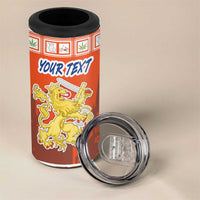 Personalized Netherlands Christmas 4 in 1 Can Cooler Tumbler Coat Of Arms - Prettige Kerst - Wonder Print Shop