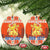Personalized Netherlands Christmas Ceramic Ornament Coat Of Arms - Prettige Kerst - Wonder Print Shop