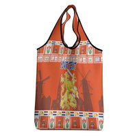 Personalized Netherlands Christmas Grocery Bag Coat Of Arms - Prettige Kerst