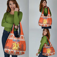 Personalized Netherlands Christmas Grocery Bag Coat Of Arms - Prettige Kerst