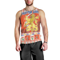 Personalized Netherlands Christmas Men Tank Top Coat Of Arms - Prettige Kerst - Wonder Print Shop