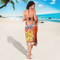 Personalized Netherlands Christmas Sarong Coat Of Arms - Prettige Kerst - Wonder Print Shop