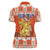 Personalized Netherlands Christmas Women Polo Shirt Coat Of Arms - Prettige Kerst - Wonder Print Shop