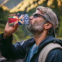 Netherlands Christmas 4 in 1 Can Cooler Tumbler Windmills With Tulip Flowers - Wonder Print Shop