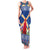 Netherlands Christmas Family Matching Tank Maxi Dress and Hawaiian Shirt Windmills With Tulip Flowers - Wonder Print Shop