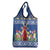 Netherlands Christmas Grocery Bag Windmills With Tulip Flowers