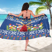 Netherlands Christmas Sarong Windmills With Tulip Flowers - Wonder Print Shop