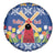Netherlands Christmas Spare Tire Cover Windmills With Tulip Flowers - Wonder Print Shop