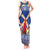 Netherlands Christmas Tank Maxi Dress Windmills With Tulip Flowers - Wonder Print Shop