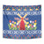 Netherlands Christmas Tapestry Windmills With Tulip Flowers - Wonder Print Shop